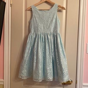 Mint Blue/Green Lace Dress